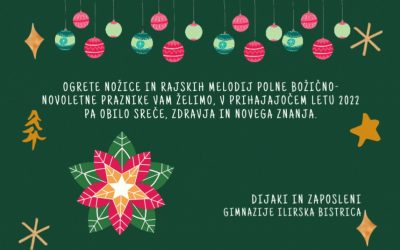 Miren božič in zdravo novo leto 2022
